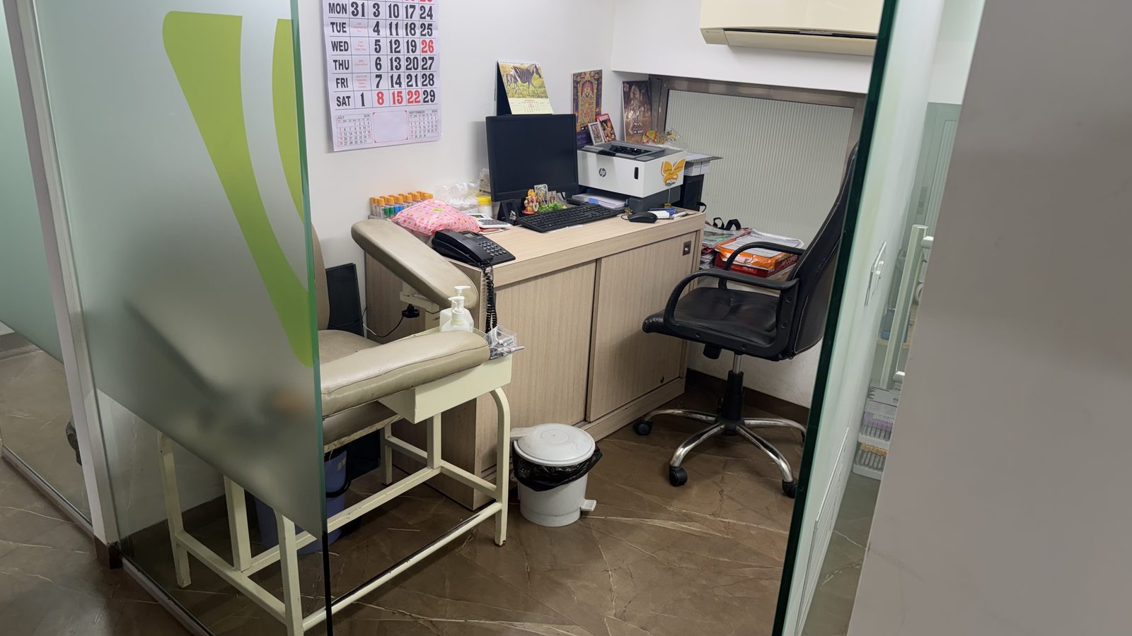 Phlebotomy room
